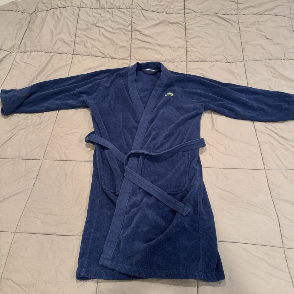 Lacoste Navy Bathrobe